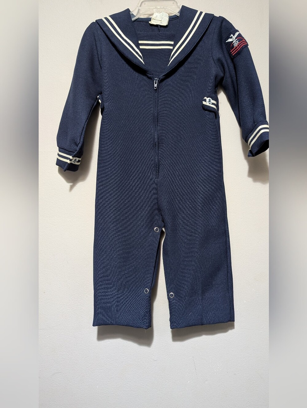 Navy Sailor-Style One-Piece Romper/Costume
